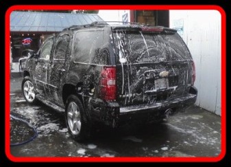 Vehicle being detailed by Fifty Dollar Detail.